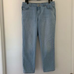 Style & Co Size 10 Lightwash Boyfriend Jeans